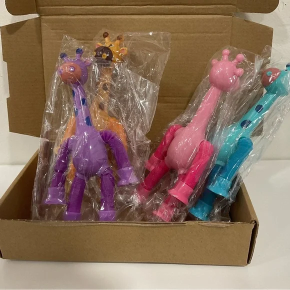 Colorful Giraffe Toy Set for Kids - Picture 2 of 3